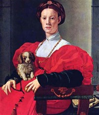 Понтормо Якопо (Портрет дамы в красном платье)