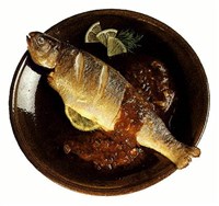 Рыба под острым соусом