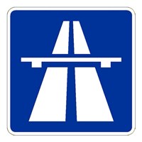 АВТОБАН (дорожный знак в Австрии и Германии)