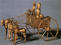 Амударьинский клад (золотая модель колесницы)