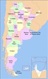 Аргентина (карта провинций)