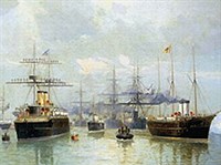 Балтийский флот (Смотр Балтийского флота на Транзундском рейде)