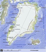 Гренландия (географическая карта)