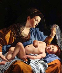 Джентилески Орацио (Мария с младенцем)