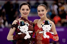 Евгения Медведева и Алина Загитова