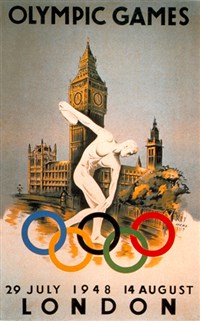 Игры XIV олимпиады (плакат) [спорт]