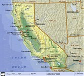 Калифорния (географическая карта)