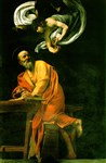 Караваджо Микеланджело (Вдохновение святого Матфея)