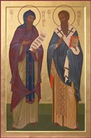 Кирилл и Мефодий, икона (Храм Смоленской иконы Божией Матери в Орле)