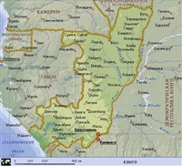 Конго (географическая карта)