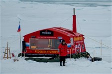 Конюхов Федор на Северном полюсе. 2021 год