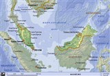 Малайзия (географическая карта)