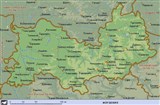 Мордовия (географическая карта)