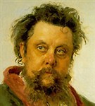 Мусоргский Модест Петрович (портрет работы И.Е. Репина)