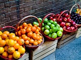 Овощи и фрукты (корзины с фруктами)