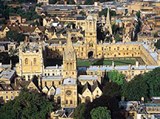 Оксфорд (колледж церкви Христа, вид сверху)