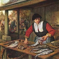 Остаде Адриан (Торговка рыбой)