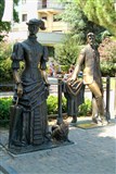 Памятник Даме с собачкой и А.П. Чехову (Ялта)