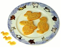 Печенья сырные в виде животных