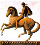 Плакат конного турнира в Стокгольме [спорт]