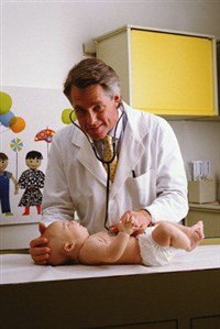 Показатели температуры и Пульса ребенка (врач)