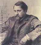 Репин Илья Ефимович (Портрет В. А. Серова)