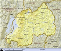 Руанда (географическая карта)