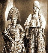 Русская традиционная вышивка (городецкие костюмы)