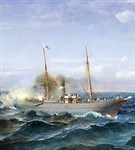 Русско-турецкая война (1877-1878, бой парохода «Веста» с турецким броненосцем «Фетхи-Буленд»)