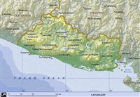 Сальвадор (географическая карта)