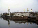 Санкт-Петербург (Никольский морской собор, вид с набережной)