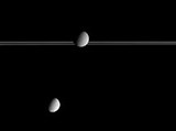 Сатурн (спутники Диона и Тефея)