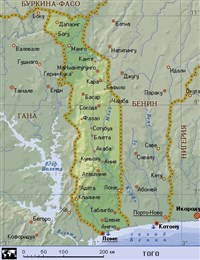 Того (географическая карта)