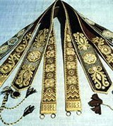 Торжокское золотное шитье (пояса)