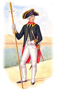 Унтер-офицер (Преображенский полк, конец 18 века)