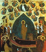 Успение (икона из Успенского собора в Дмитрове)