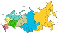 Федеральный округ России (карта)