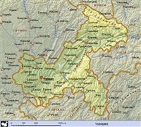 Чунцин (географическая карта)