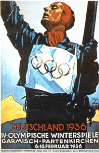 IV зимние олимпийские игры (плакат) [спорт]