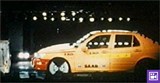 Saab 9-5. Испытания на безопасность (видеофрагмент)