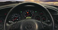 Toyota Supra вид комбинации приборов