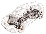 Volkswagen Golf IV рентген-рисунок трансмиссии автомобиля