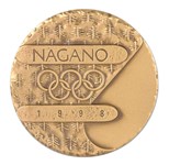 XVIII зимние Олимпийские игры (памятная медаль, лицевая)