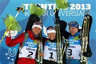 Зимняя Универсиада 2013 (Моника Хойниш, Вероника Новаковска-Жемняк и Татьяна Семенова)