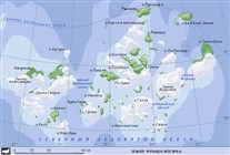 Земля Франца-Иосифа (географическая карта)