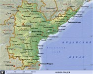 Андхра-Прадеш (географическая карта)