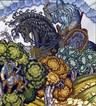 Билибин Иван Яковлевич (Илья Муромец и Святогор)