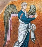 Благовещение (мозаика монастыря Дафни)