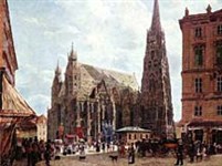 Вена (Вид на собор святого Стефана)