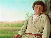 Венецианов Алексей Гаврилович (Спящий пастушок)